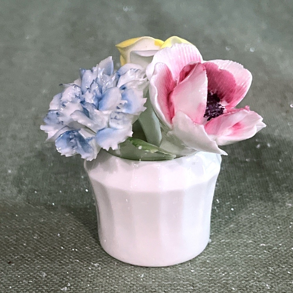 Royal Doulton Bone China Flowers Figurine~Vintage